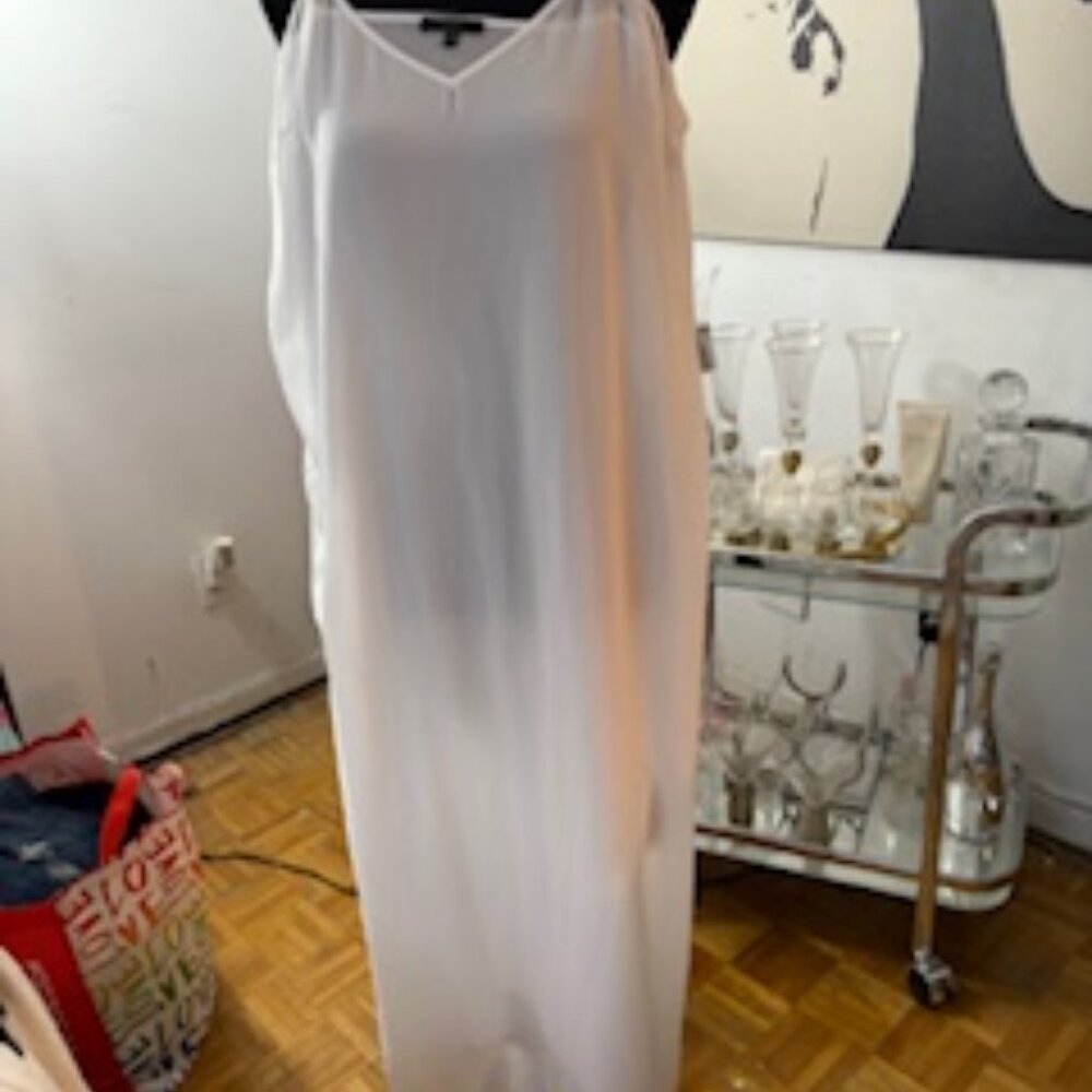 Long sheer slip dress